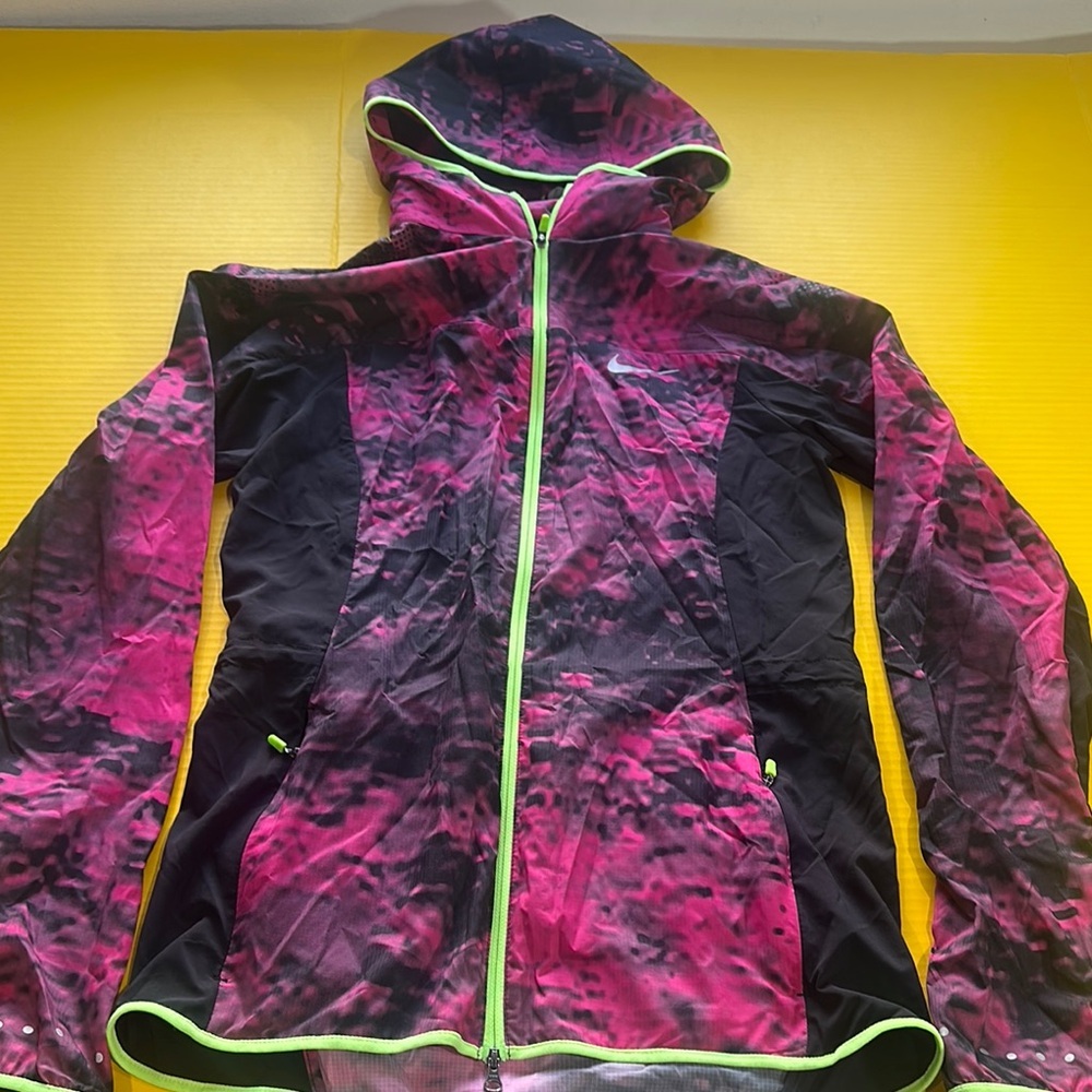 Women's Pink and Black Jacket light
